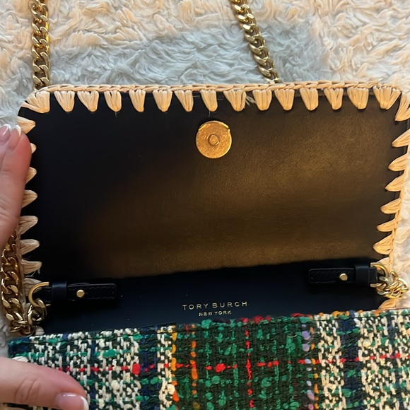 Tweed Tory Burch purse - Picture 5 of 7